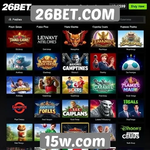 Estudo sobre opções de jogos em 26BET COM